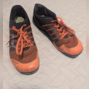 Inov-8 F-Lite 260 Knit Cross Training Shoes Mens Sz.8 Wns.9.5 Black/Orange